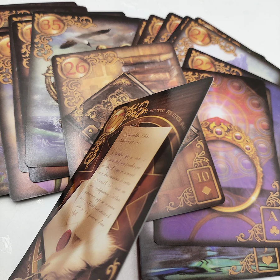 Board Game Online Free - Reverie Lenormand Tarot Deck 47 Cards