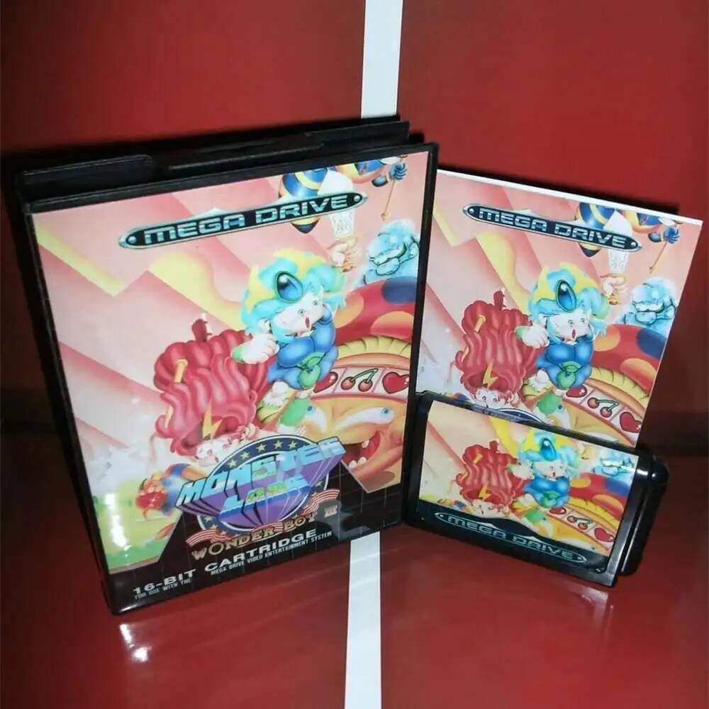 Board Game Book - Wonderboy III - Monster Lair 16bit