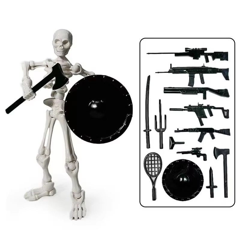 Board Game Risk - Halloween Toys Decor Multi-Jointed Movable Skeleton