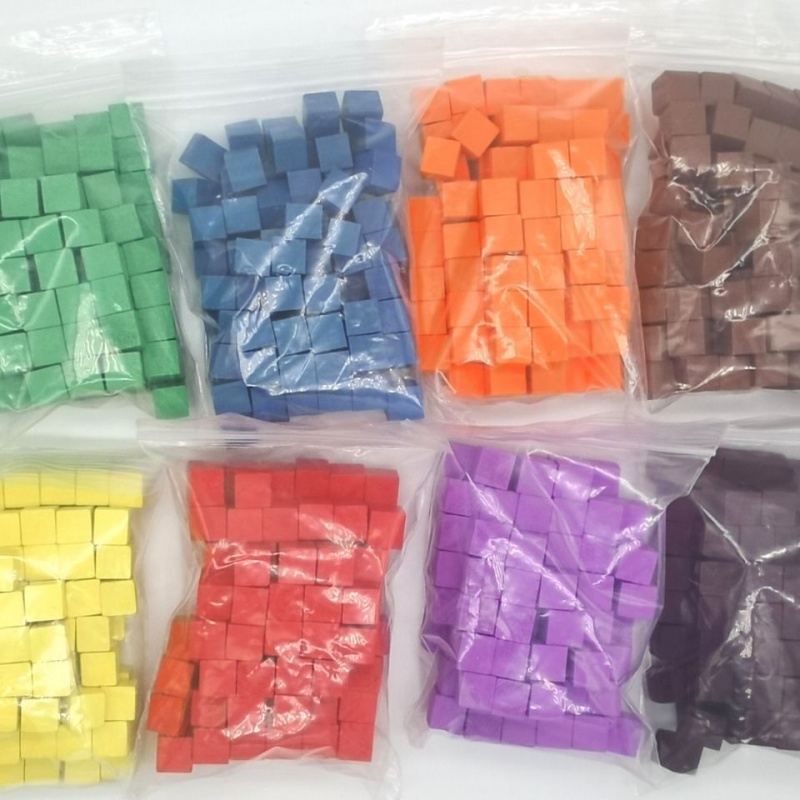 100Pcs/lots 10mm Wood Cubes Co - Board Game Impostor ulasan dan harga