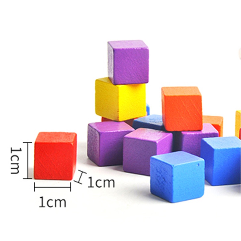 100Pcs/lots 10mm Wood Cubes Co - Board Game Impostor ulasan dan harga