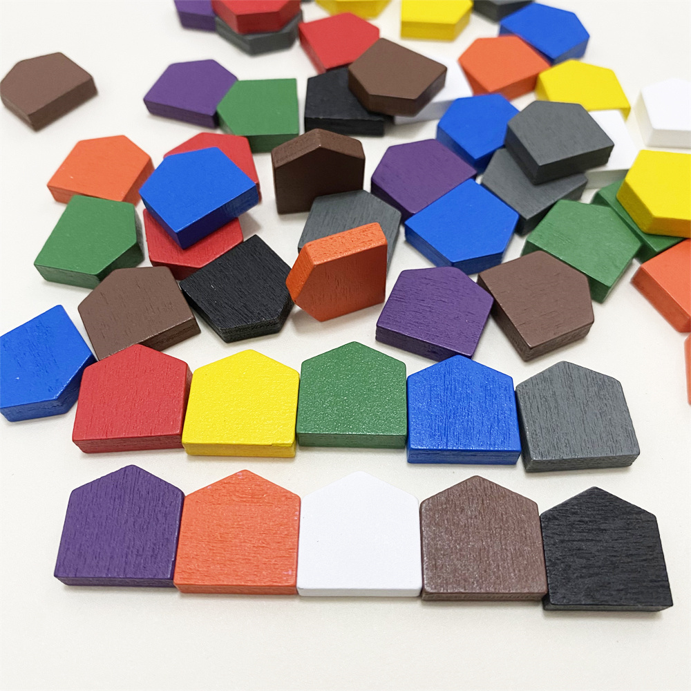 50 pieces 16*16MM Colorful Woo - Board Game Impostor ulasan dan harga