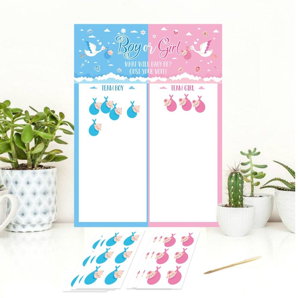 With Stickers Gender Revealed  - Board Game Impostor ulasan dan harga