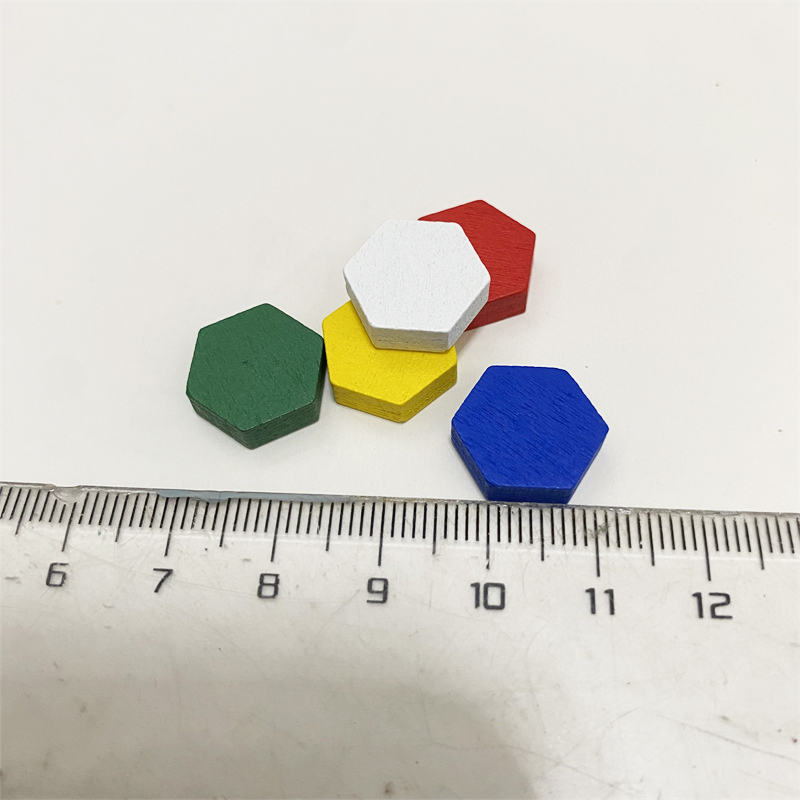 50 Pieces Wooden Hexagonal Pri - Board Game Impostor ulasan dan harga