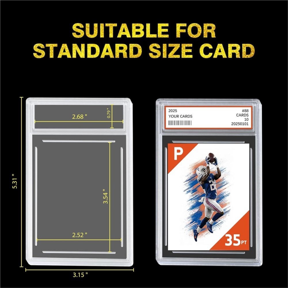 Graded Card Slab Acrylic Card  - Board Game Zoo ulasan dan harga
