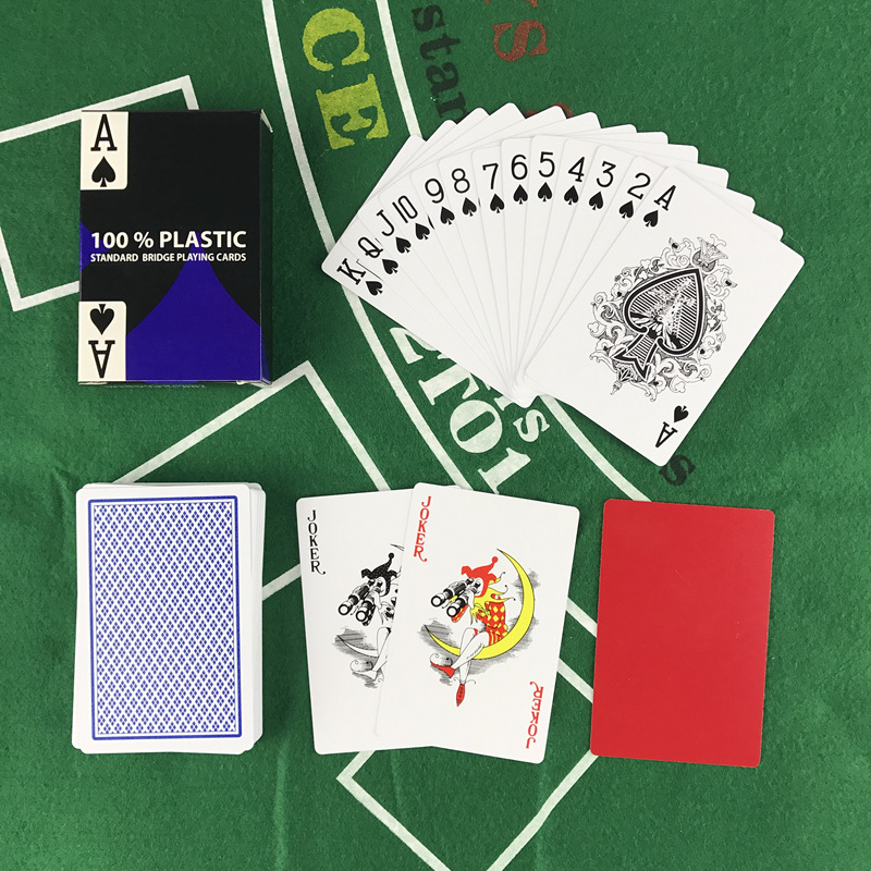 2 PCS/Lot Baccarat Texas Hold' - Board Game Illustration ulasan dan harga
