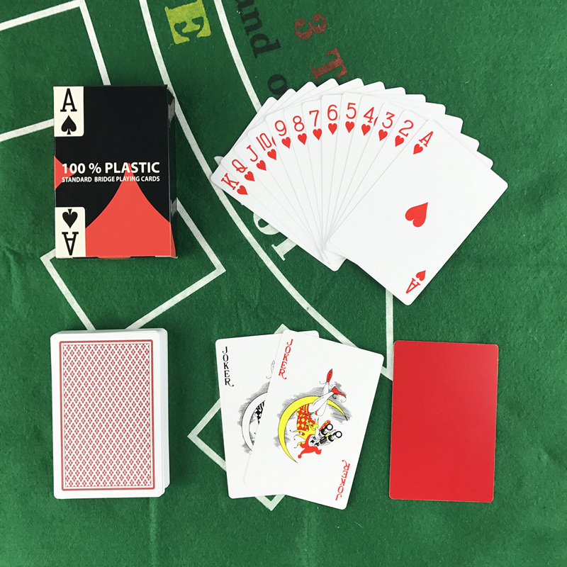 2 PCS/Lot Baccarat Texas Hold' - Board Game Illustration ulasan dan harga
