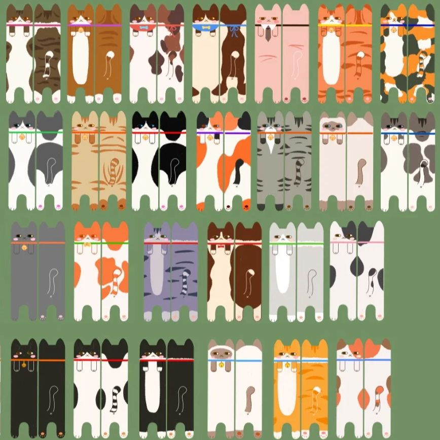 30Pcs Double Sided Pattern Cat - Board Game Book ulasan dan harga