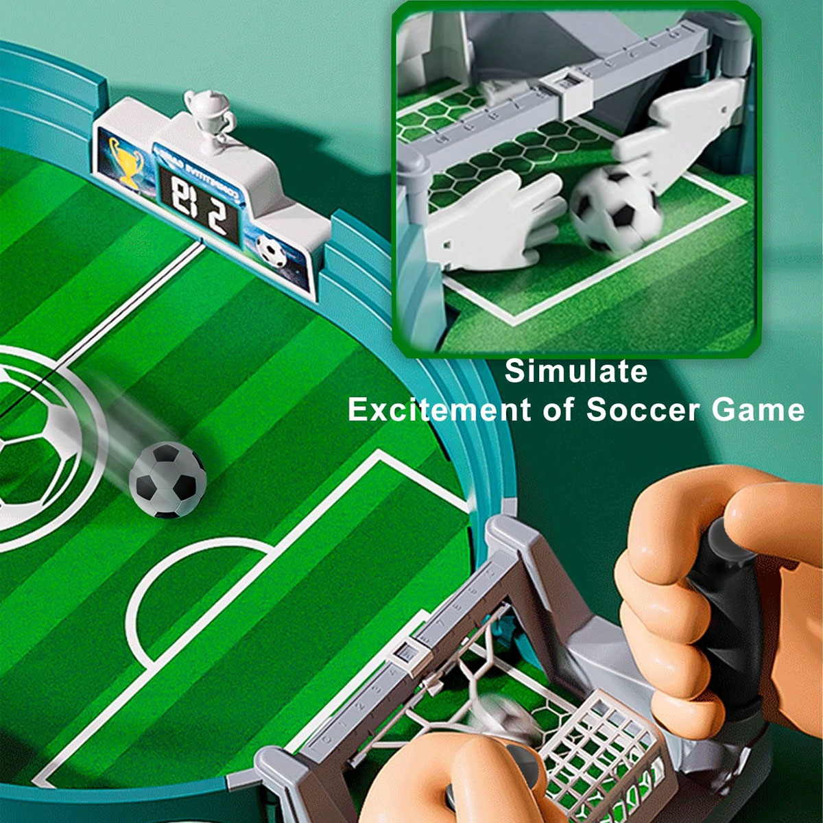 Table Football Game, Two-Perso - Board Game Football ulasan dan harga