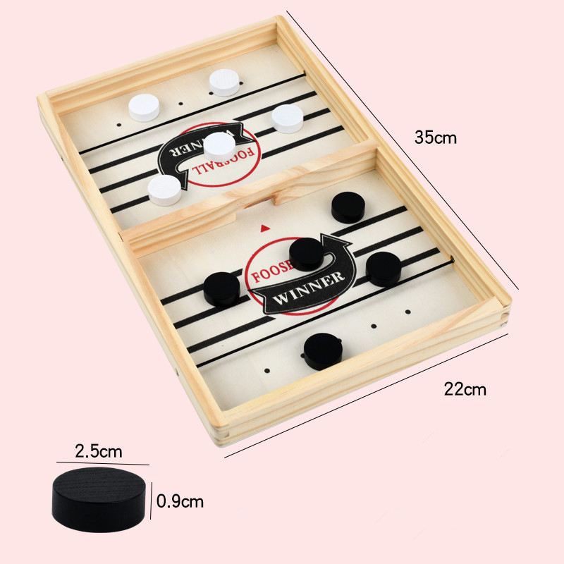 Table Hockey Paced Sling Puck  - Board Game Football ulasan dan harga