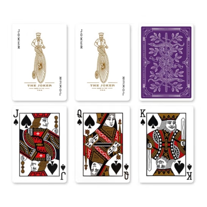 Purple Monarch Playing Cards b - Board Game Illustration ulasan dan harga