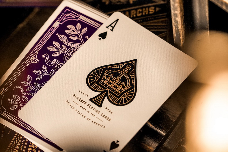 Purple Monarch Playing Cards b - Board Game Illustration ulasan dan harga