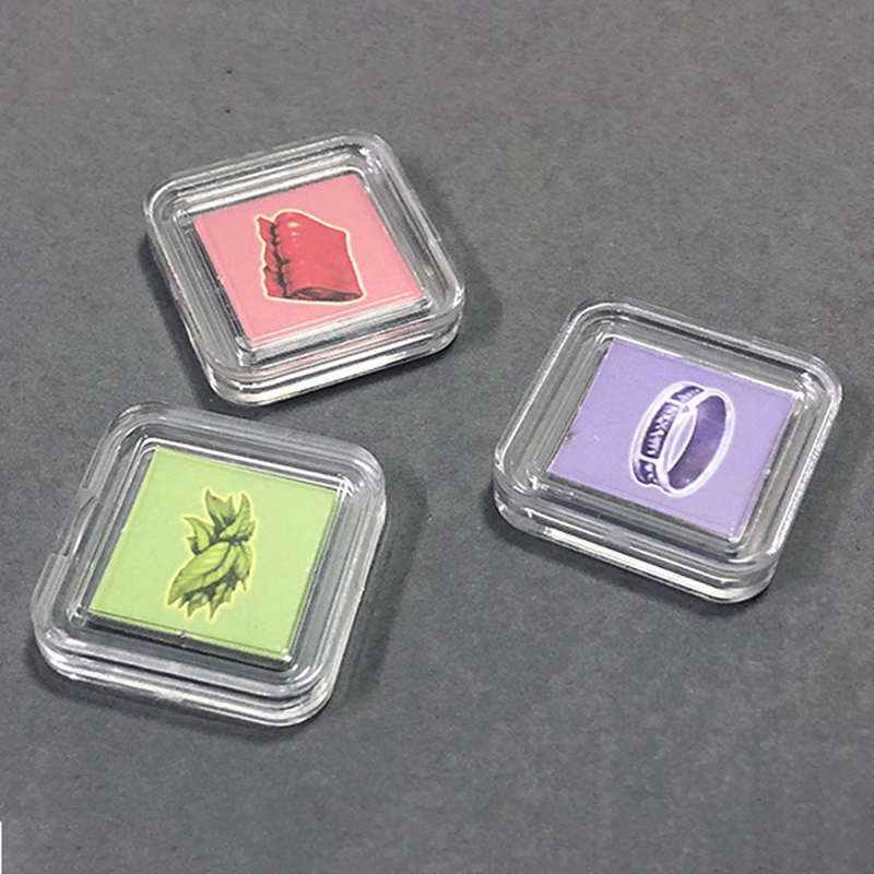 10PCS Square Clear Plastic Pro - Board Game Impostor ulasan dan harga