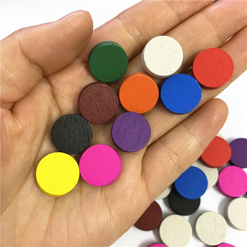 100pieces Diameter 15*5MM Wood - Board Game Impostor ulasan dan harga