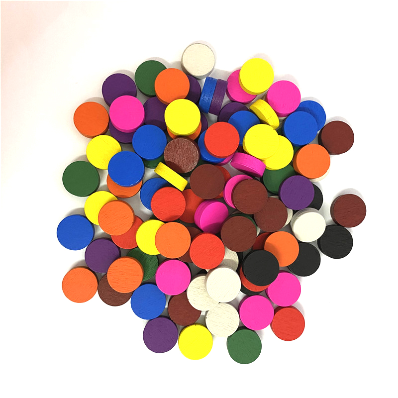 100pieces Diameter 15*5MM Wood - Board Game Impostor ulasan dan harga