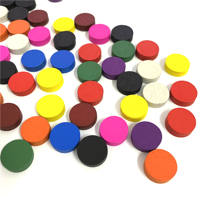 100pieces Diameter 15*5MM Wood - Board Game Impostor ulasan dan harga