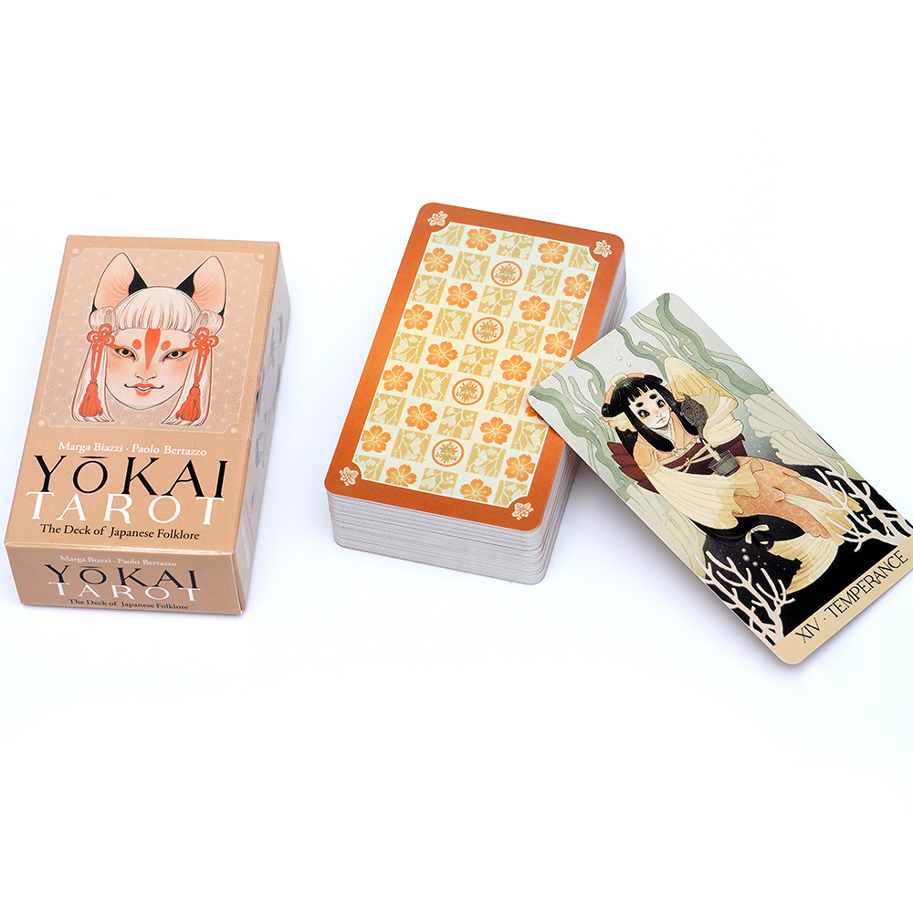 Yokai Tarot Deck 78 Pcs Cards  - Board Game Illustration ulasan dan harga