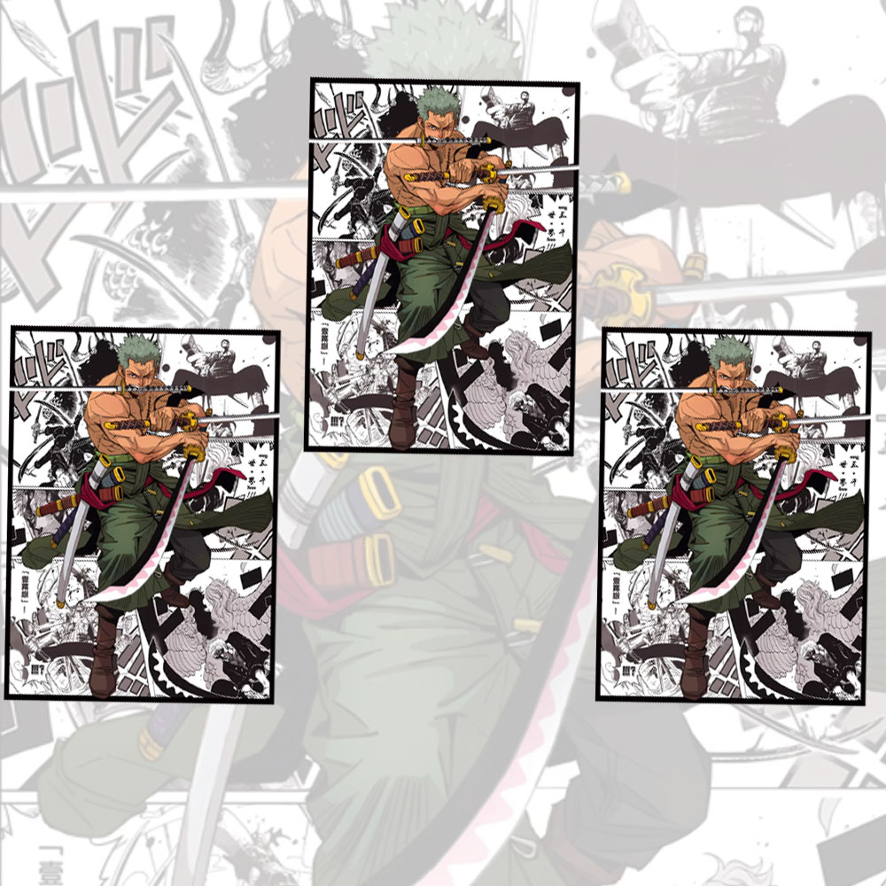 60PCS 66x91mm One Piece Anime  - Board Game Illustration ulasan dan harga