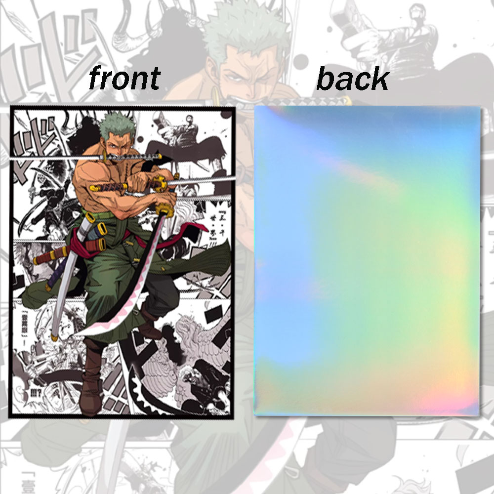 60PCS 66x91mm One Piece Anime  - Board Game Illustration ulasan dan harga