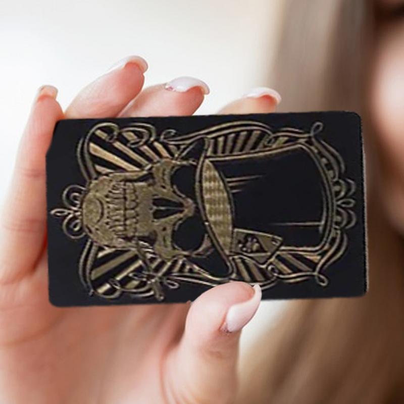 Black Playing Cards Deck Skull - Board Game Illustration ulasan dan harga