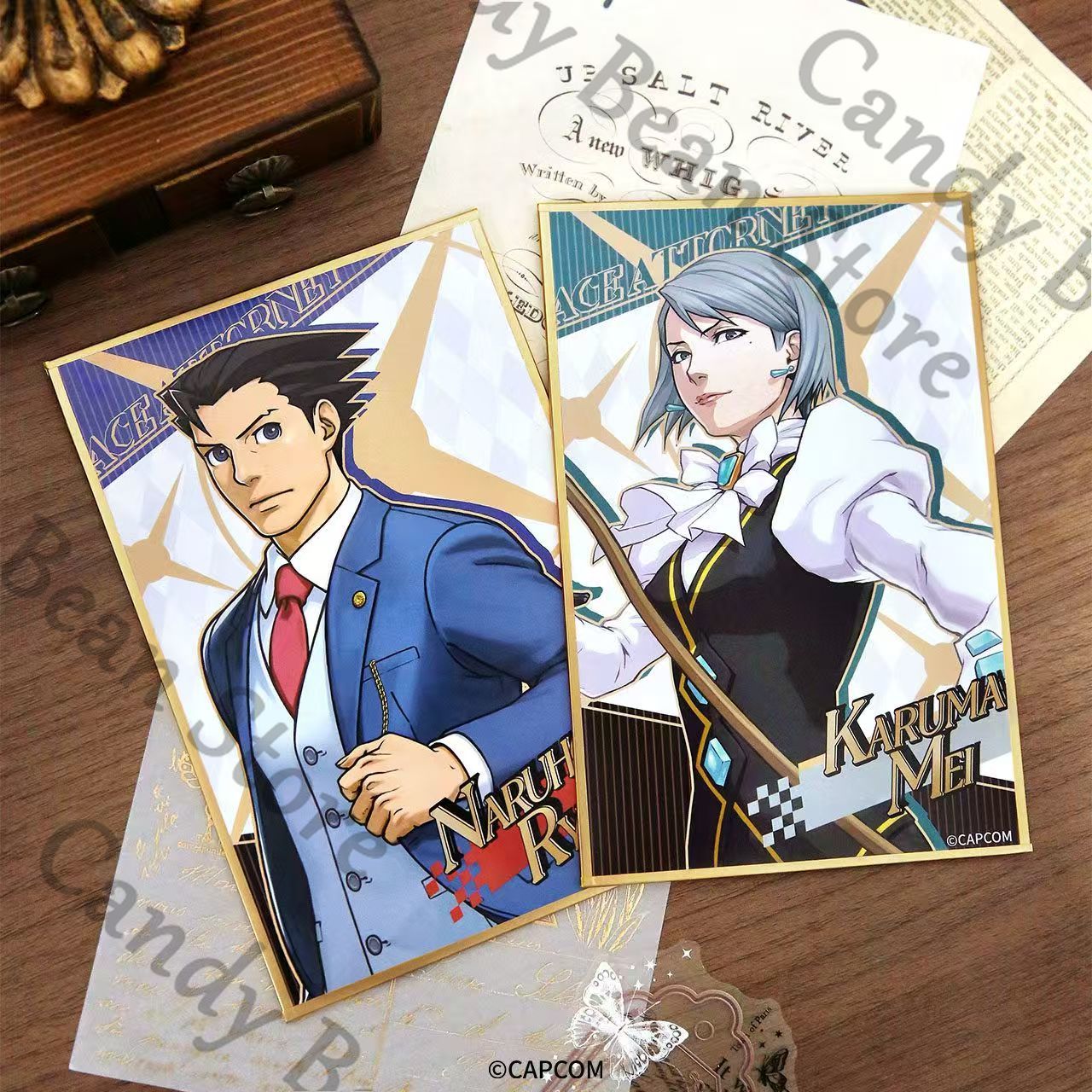 Genuine Anime Ace Attorney Mil - Board Game Illustration ulasan dan harga