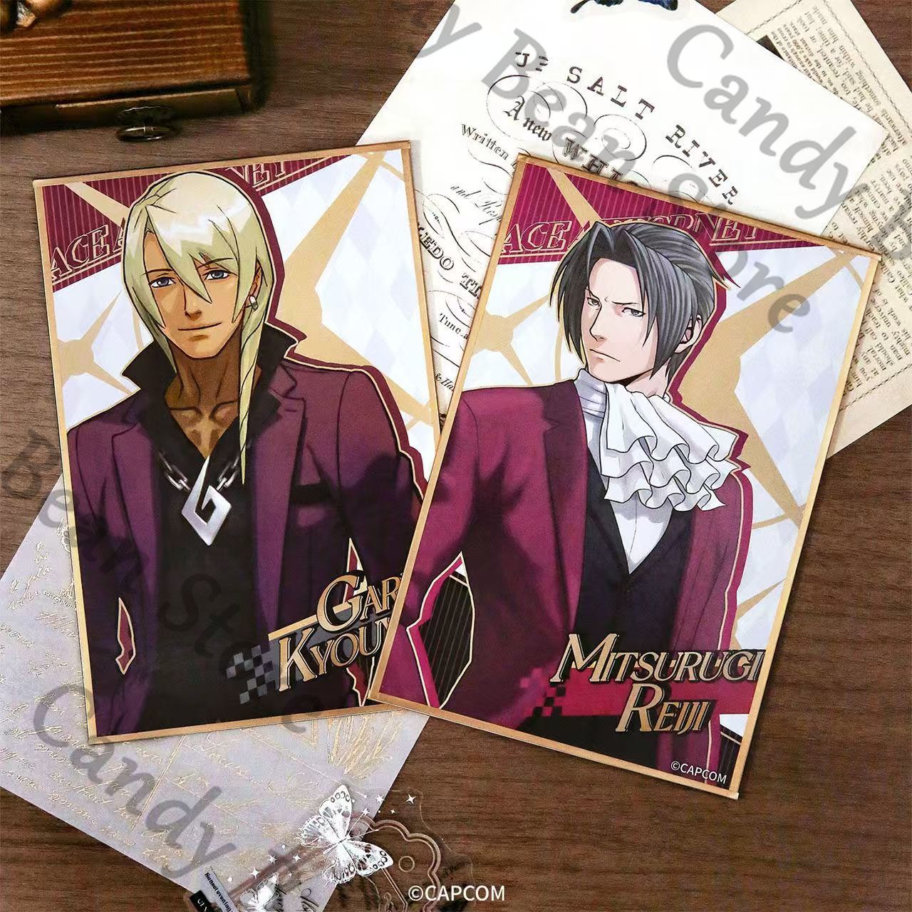 Genuine Anime Ace Attorney Mil - Board Game Illustration ulasan dan harga