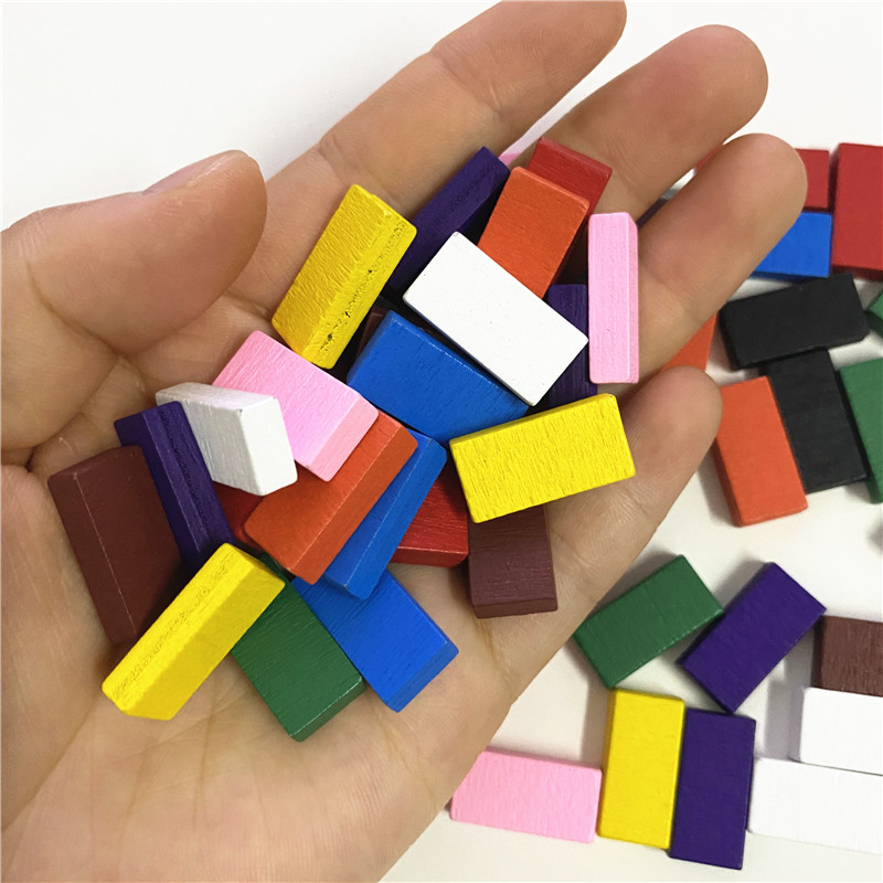50Pcs 20*10*5mm Colorful Brick - Board Game Impostor ulasan dan harga