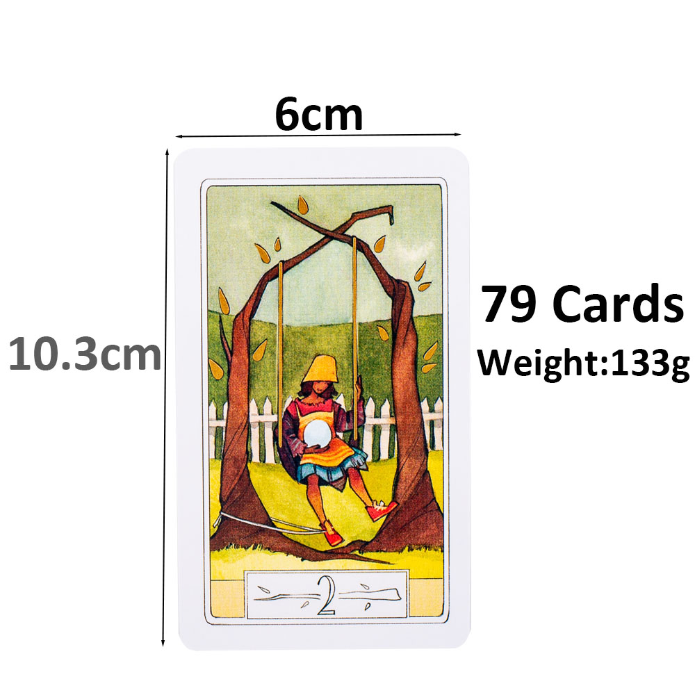 Curious Travels Tarot 10.3*6cm - Board Game Illustration ulasan dan harga