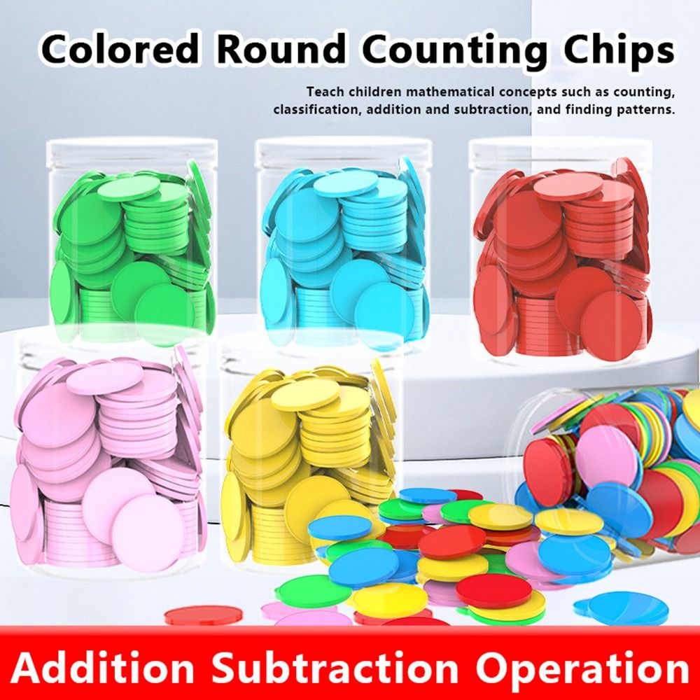 100pcs Plastic Counting Chips  - Board Game Impostor ulasan dan harga