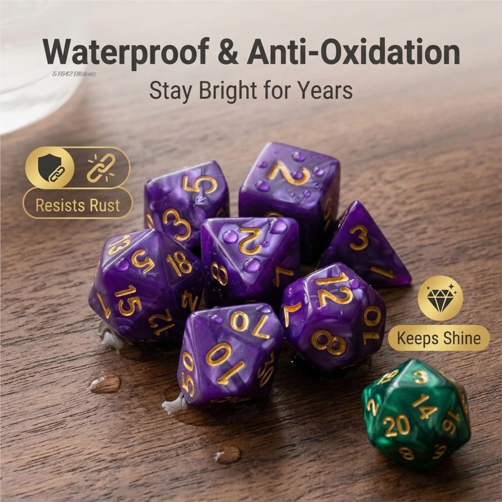 7pcs Set Dice Board Games Roll - Board Game Impostor ulasan dan harga