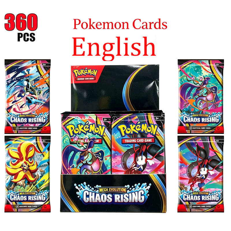 360PCS Pokémon Cards Chaos Ris - Board Game Zoo ulasan dan harga