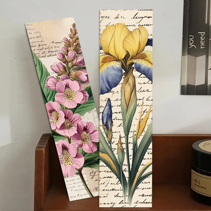 30Pcs Vintage Flowers Bookmark - Board Game Book ulasan dan harga