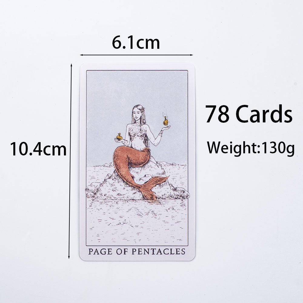 Ocean Themed Tempest Tarot  De - Board Game Illustration ulasan dan harga